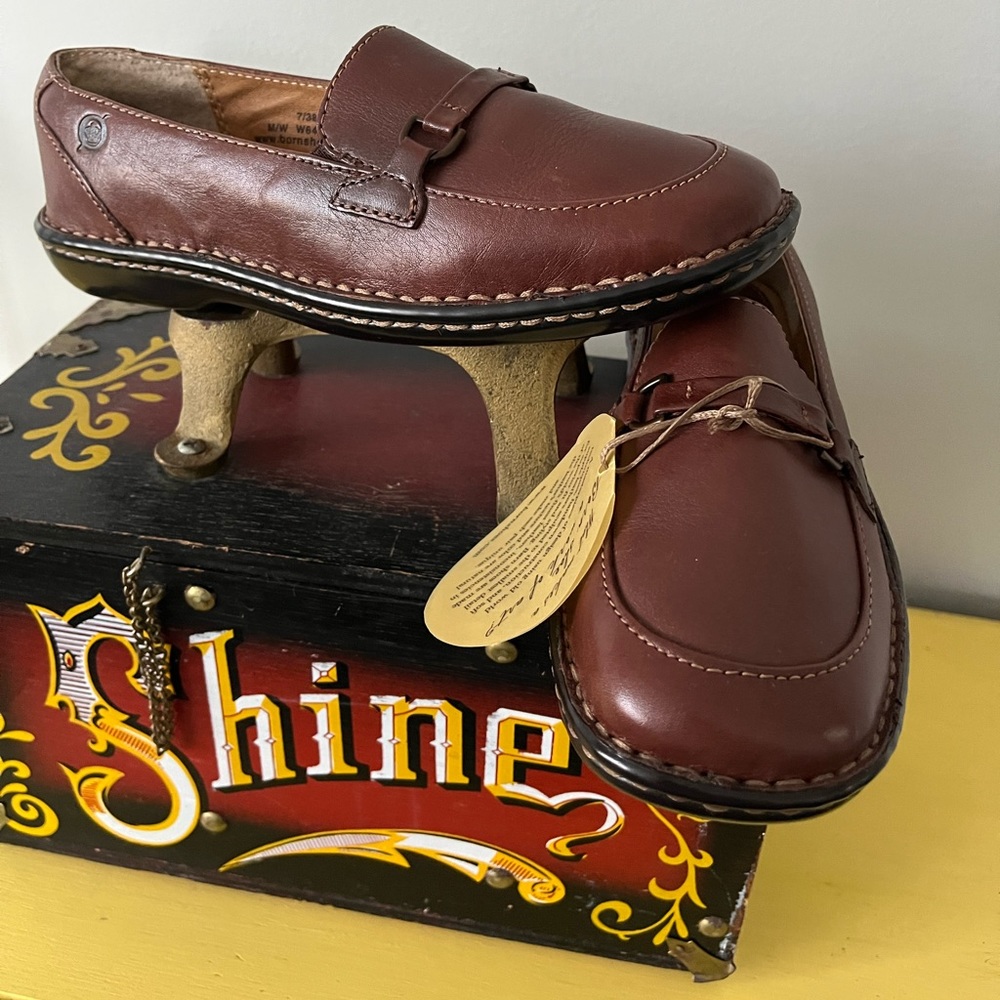Born leather loafers
